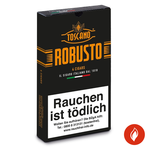 Toscano Robusto Zigarren Schachtel