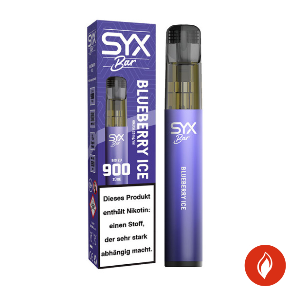 Syx Bar Blueberry Ice 20mg Einweg E-Zigarette