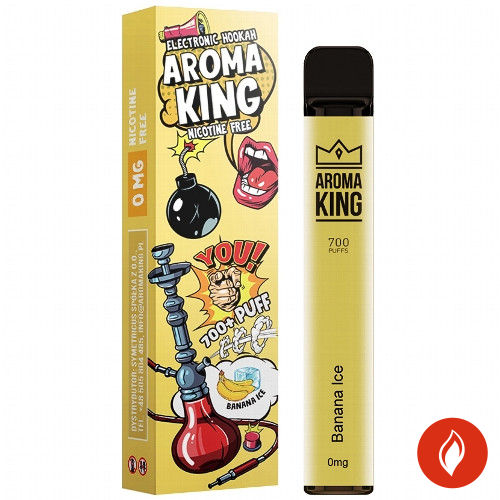 Aroma King Banana Ice 0mg Einweg E-Zigarette