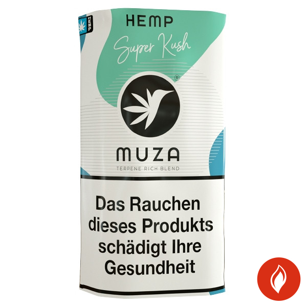 Muza Hemp Super Kush Terpene Rich Blend Kräutertabak Pouch