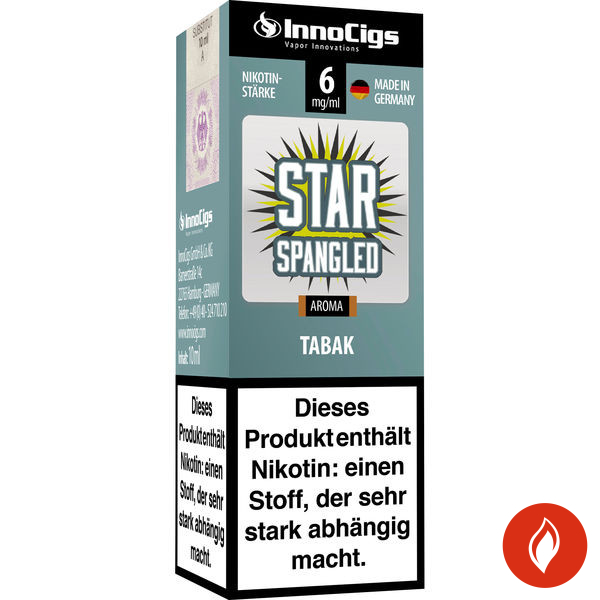 Innocigs Liquid Star Spangled Tabak Aroma 6mg