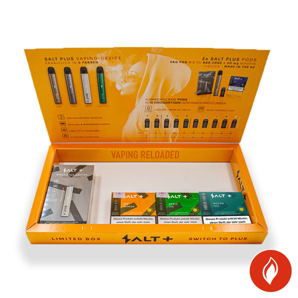 Salt Plus 3 + 1 Box Aktion White Soft Touch