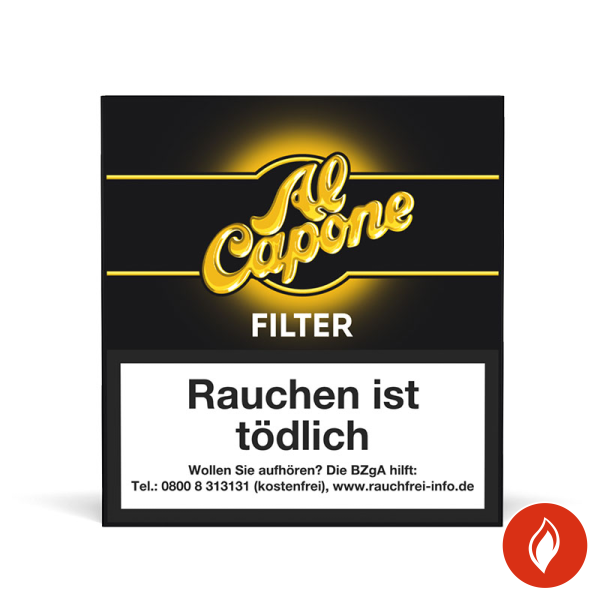 Al Capone Cigarillos Filter Schachtel