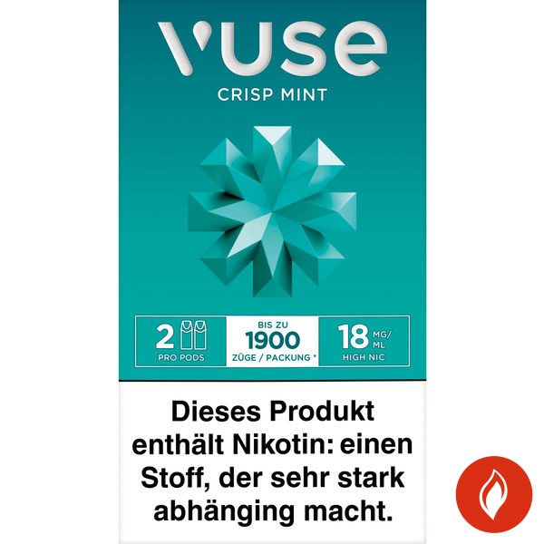 Vuse Pro Caps Crisp Mint 18mg Liquidpods