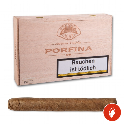 Porfina Corona Sumatra Zigarren 25er Kiste