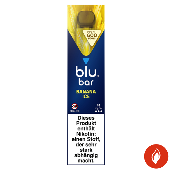 Blu Bar Einweg E-Zigarette Banana Ice 18mg