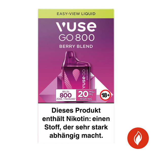 Vuse Go 800 Berry Blend 20mg Einweg E-Zigarette