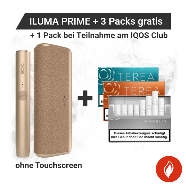 IQOS ILUMA PRIME Golden Khaki + gratis TEREA Sticks bei Registrierung