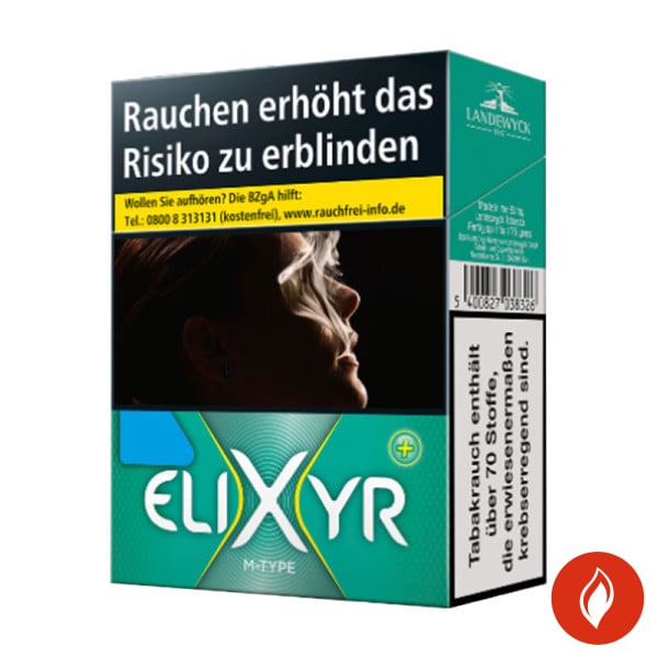 Elixyr Green XXL Zigaretten Schachtel