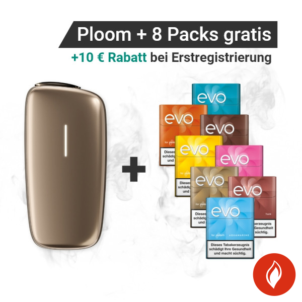 Ploom X Gold + gratis evo Sticks bei Registrierung