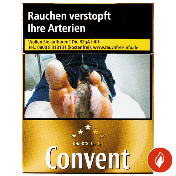 Convent Gold Big Box Zigaretten Schachtel