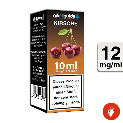 E-Liquid Nikoliquids Kirsche 12 mg 70 Pg 30 Vg