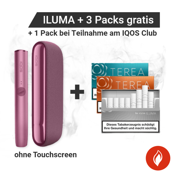 IQOS Iluma Sunset Red + gratis TEREA Sticks bei Registrierung