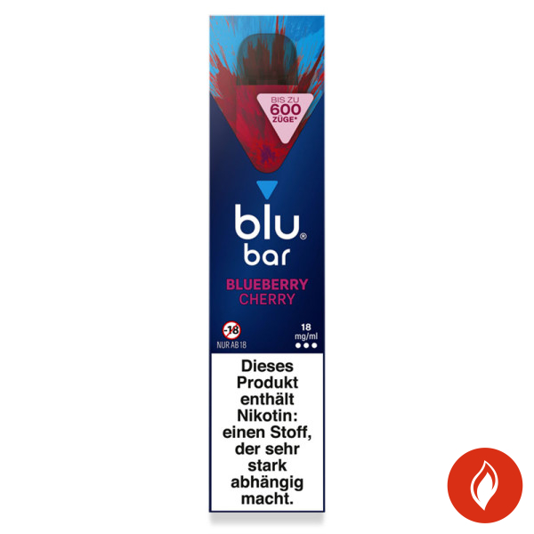 Blu Bar Blueberry Cherry 18mg Einweg E-Zigarette