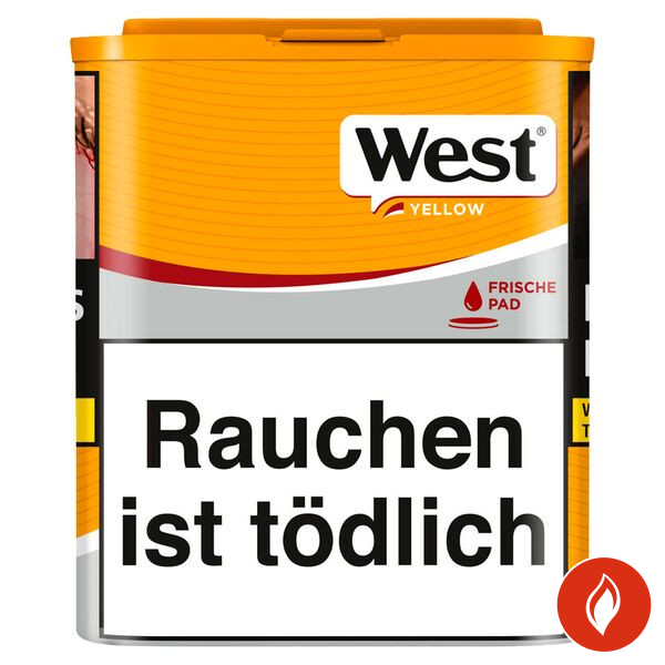 West Yellow Volumentabak Dose