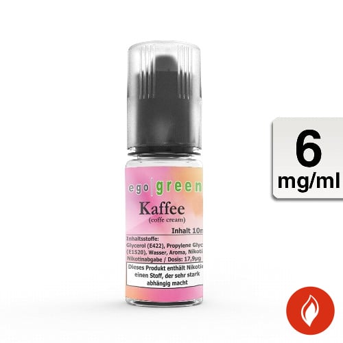 E-Liquid Ego Green Kaffee 6 mg