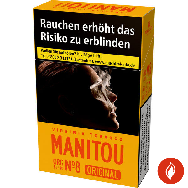 Manitou No. 8 Gold Original Pack Zigaretten Einzelschachtel