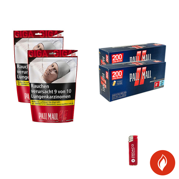 Pall Mall Volumentabak Red Beutel Aktion Small Pall Mall Rot