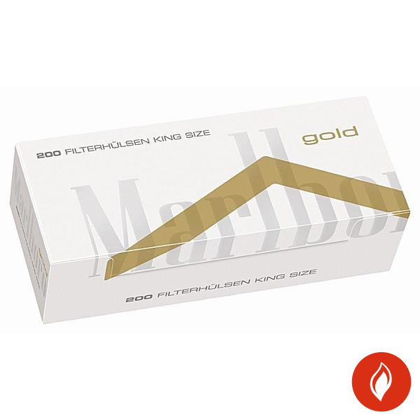 Marlboro Gold Filterhülsen Packung