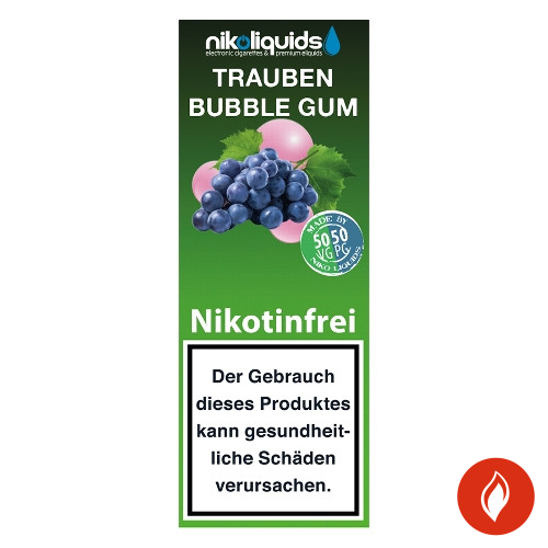 Nikoliquid Traube Bubble Gum 0 mg E-Liquid