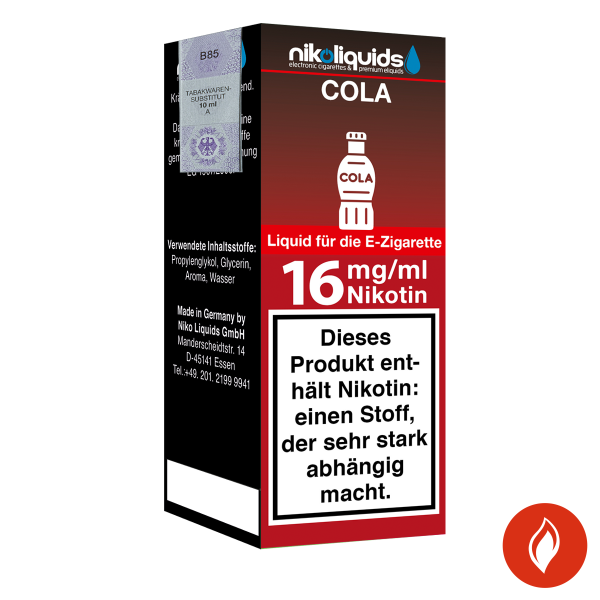 E-Liquid Nikoliquids Cola 16 mg 70 Pg 30 Vg