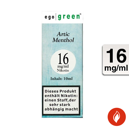 E-Liquid Ego Green Artic Menthol 16 mg