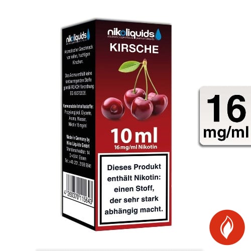 E-Liquid Nikoliquids Kirsche 16mg
