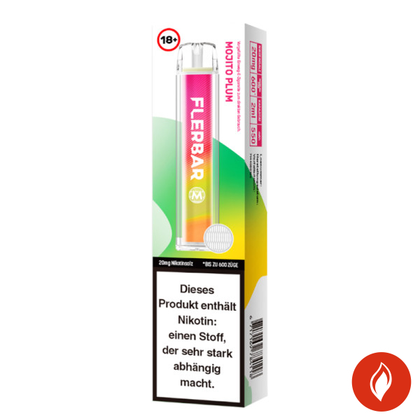 Flerbar Mojito Plum 20mg Einweg E-Zigarette