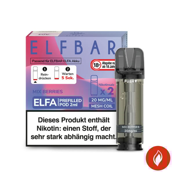 Elfbar Elfa Pods Mix Berries - 20mg Nikotin
