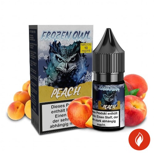 Frozen Owl Peach 10mg Nikotinsalz Liquid