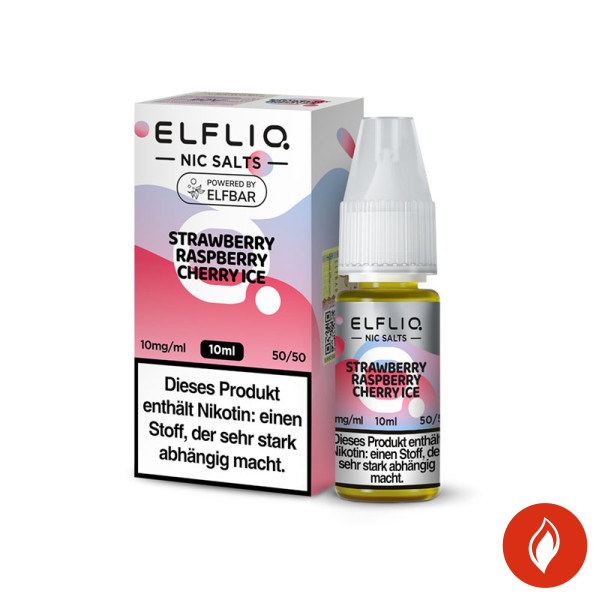Elfbar Elfliq Strawberry Raspberry Cherry Ice 10mg Nikotinsalz