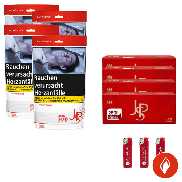 JPS Volumentabak Red XL Beutel Aktion Large Extra Hülsen