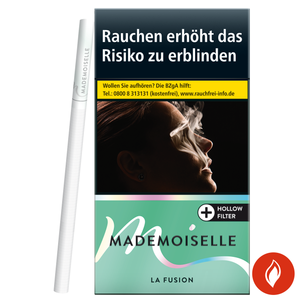 Mademoiselle La Fusion Zigaretten Schachtel Front