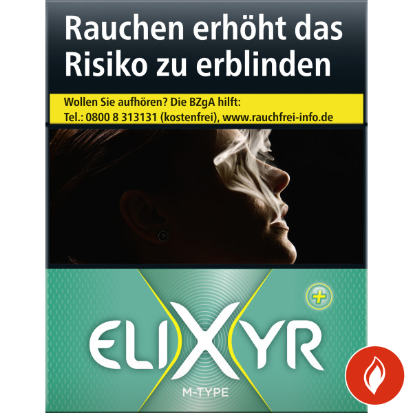 Elixyr Green Zigaretten BP + Stange