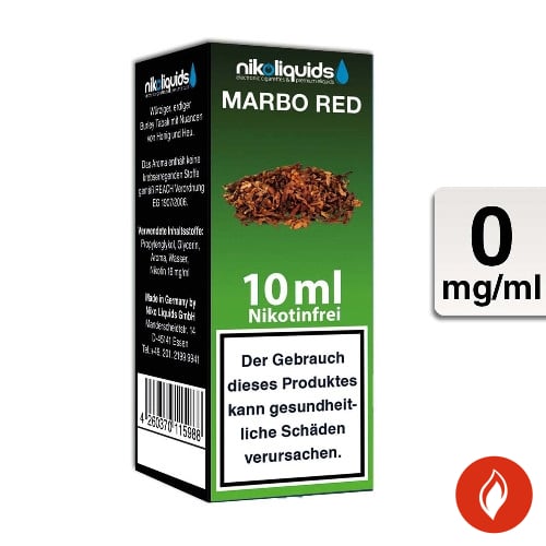 E-Liquid Nikoliquids Marbo Red 0 mg 70 Pg 30 Vg