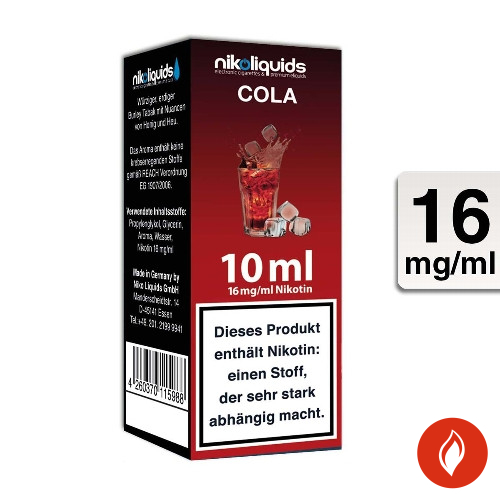 E-Liquid Nikoliquids Cola 16 mg 70 Pg 30 Vg