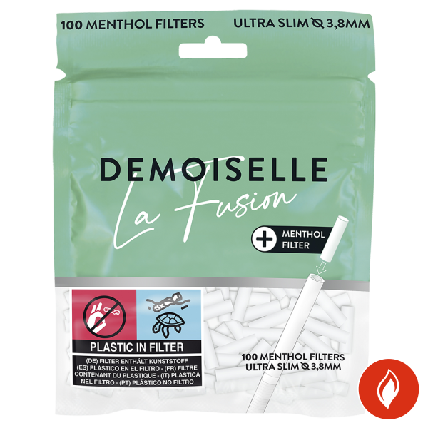 Demoiselle La Fusion Menthol Filter Tips Packung