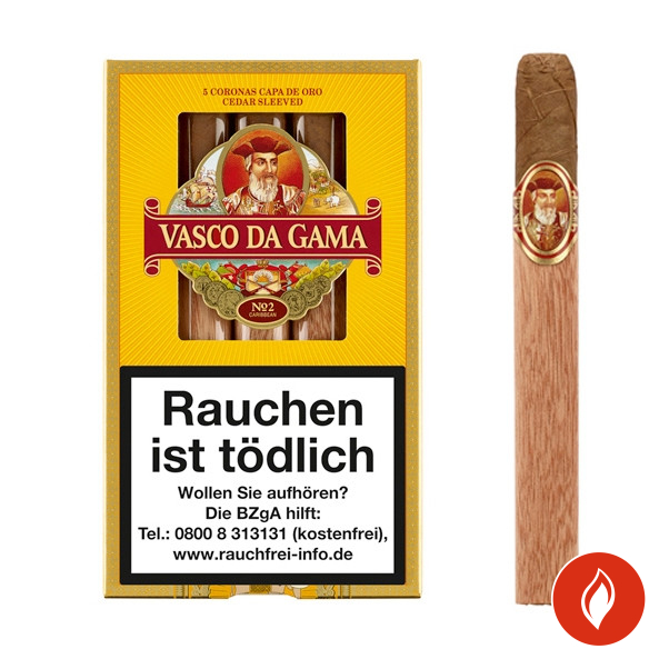 Vasco da Gama Capa de Oro Zigarren Schachtel