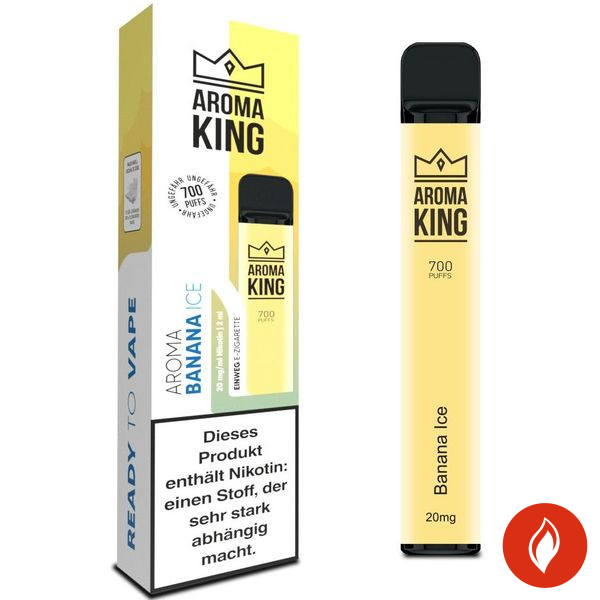 Aroma King Banana Ice 20mg Einweg E-Zigarette