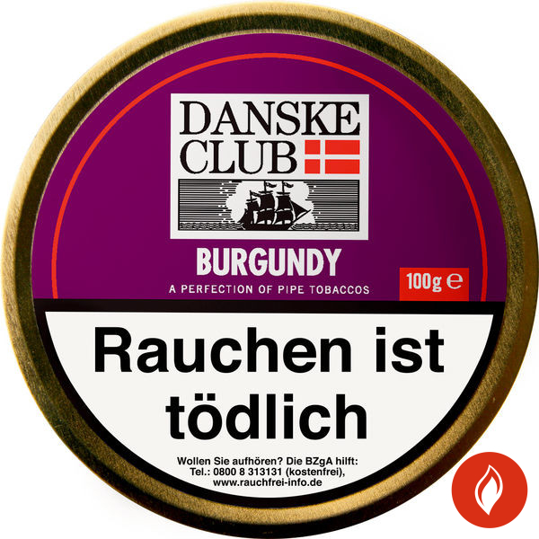 Danske Club Burgundy Pfeifentabak Dose
