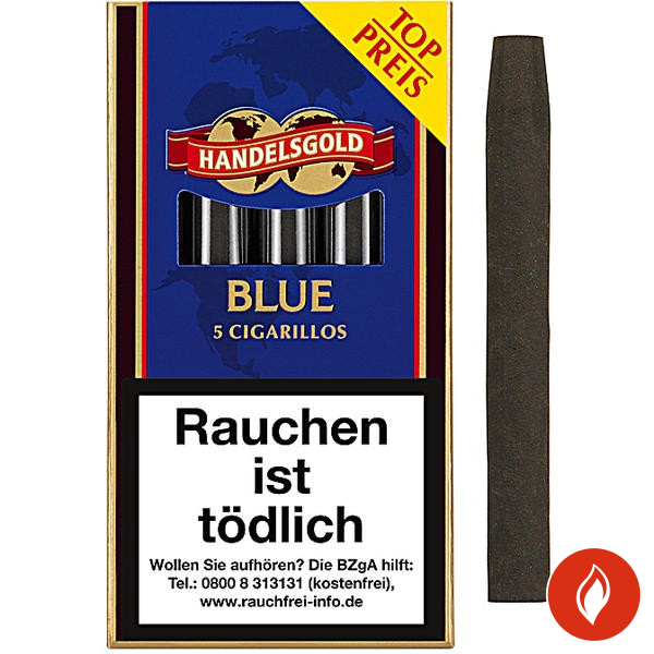 Handelsgold Blue Chocolate Taste Zigarillos Schachtel