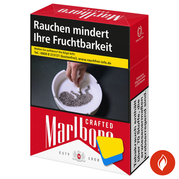 Marlboro Crafted Red 2XL Zigaretten Schachtel