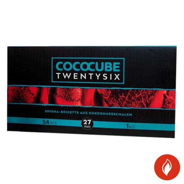 Cococube Twentysix Shisha Kohle Packung