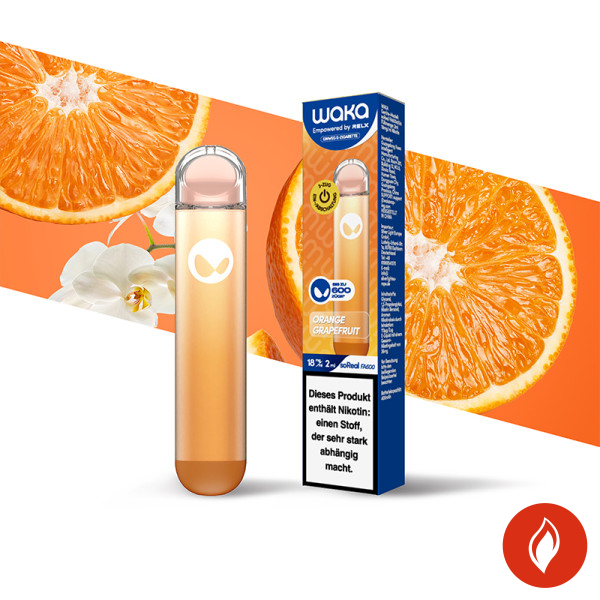 Waka SoReal Orange Grapefruit 18mg Einweg E-Zigarette