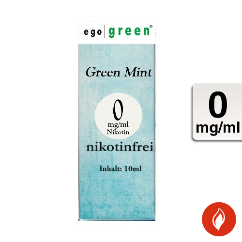 E-Liquid Ego Green Green Mint 0 mg