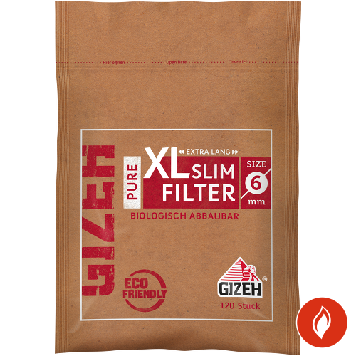 Gizeh Pure Slim Filter XL Beutel
