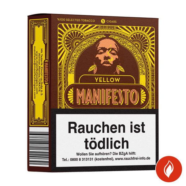Manifesto Yellow Zigarillos Schachtel
