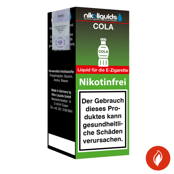 E-Liquid Nikoliquids Cola 0 mg 70 Pg 30 Vg