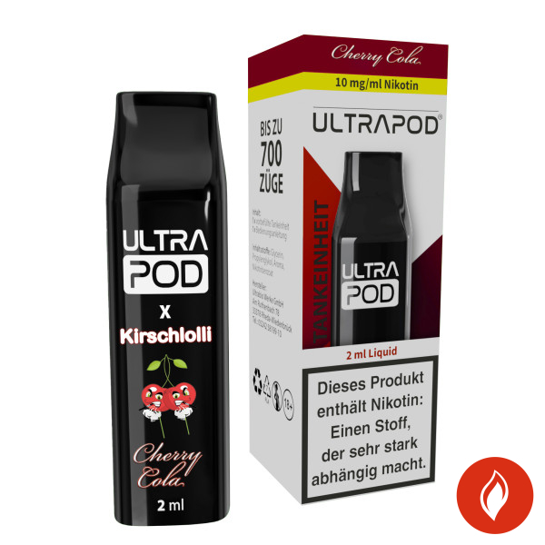 Ultrabio Ultrapod Cherry Cola 10mg Liquidpod