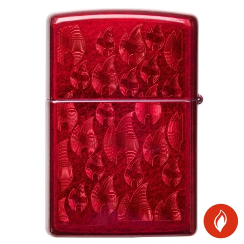 Zippo Candy Apple Red Iced